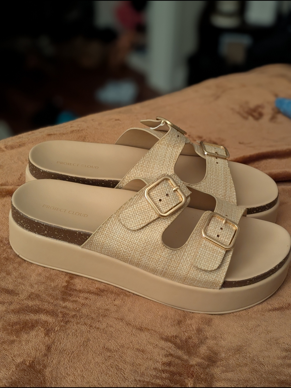 Project Cloud Lightweight Platform Wedge Sandals